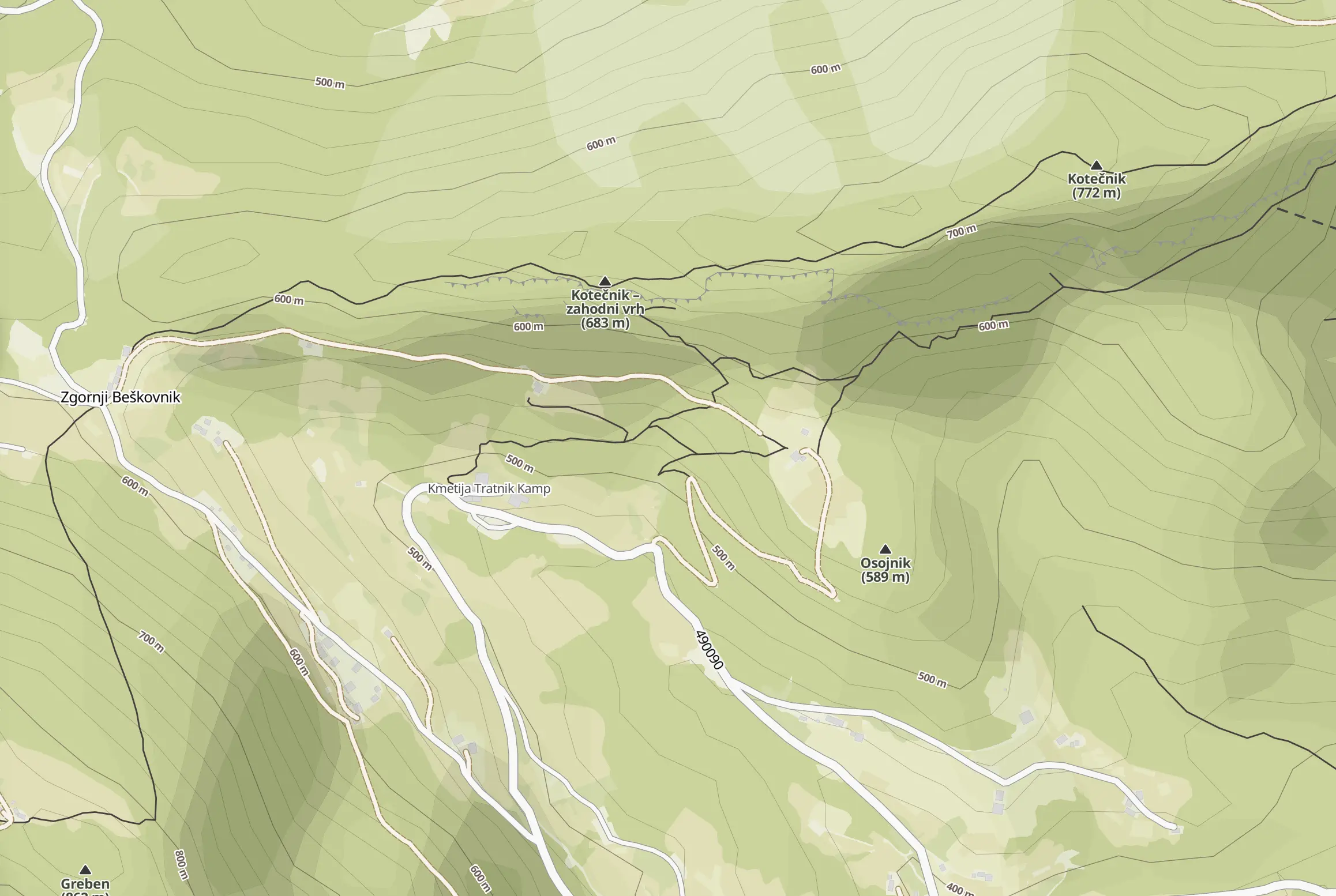Kartenausschnitt OpenStreetMap.